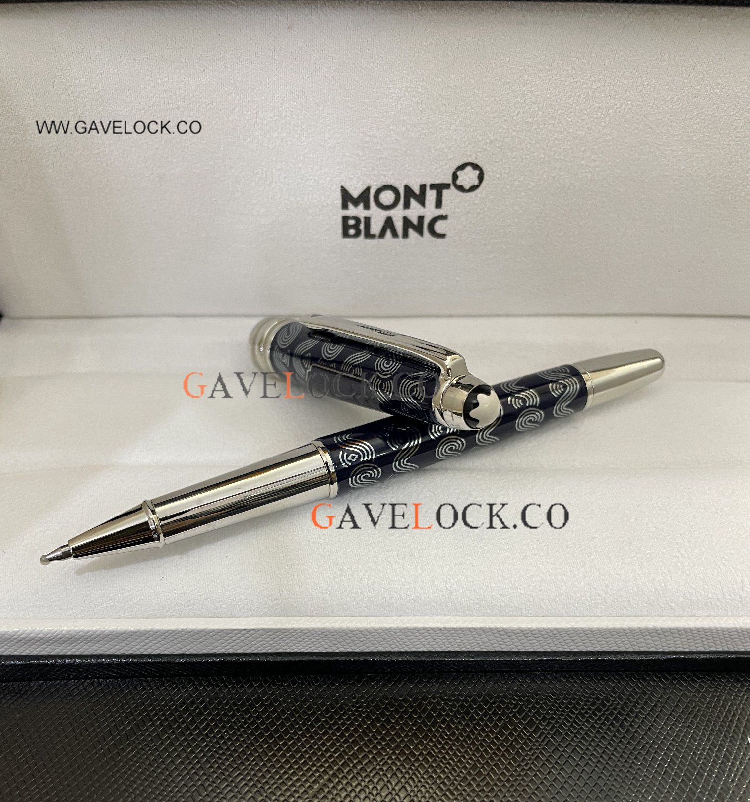 Copy Montblanc Meisterstuck 80 Days Solitaire LeGrand 164 Rollerball Black
